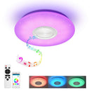 Nordic RGB Ceiling Light Ceiling Lamp Music with Bluetooth Speaker Dimmable Colors Changing Light Bedroom Living Room Light