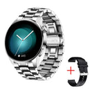 LIGE Neue Bluetooth Call Smart Watch Männer Full Touch Sport Fitness Uhren Wasserdichte Herzfrequenz Stahlband Smartwatch Android iOS