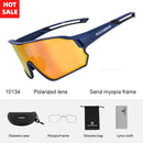 ROCKBROS Polarisierte Photochrome Fahrradbrille Fahrradbrille Outdoor Sports MTB Fahrrad Sonnenbrille Brille Brillen Myopie Rahmen