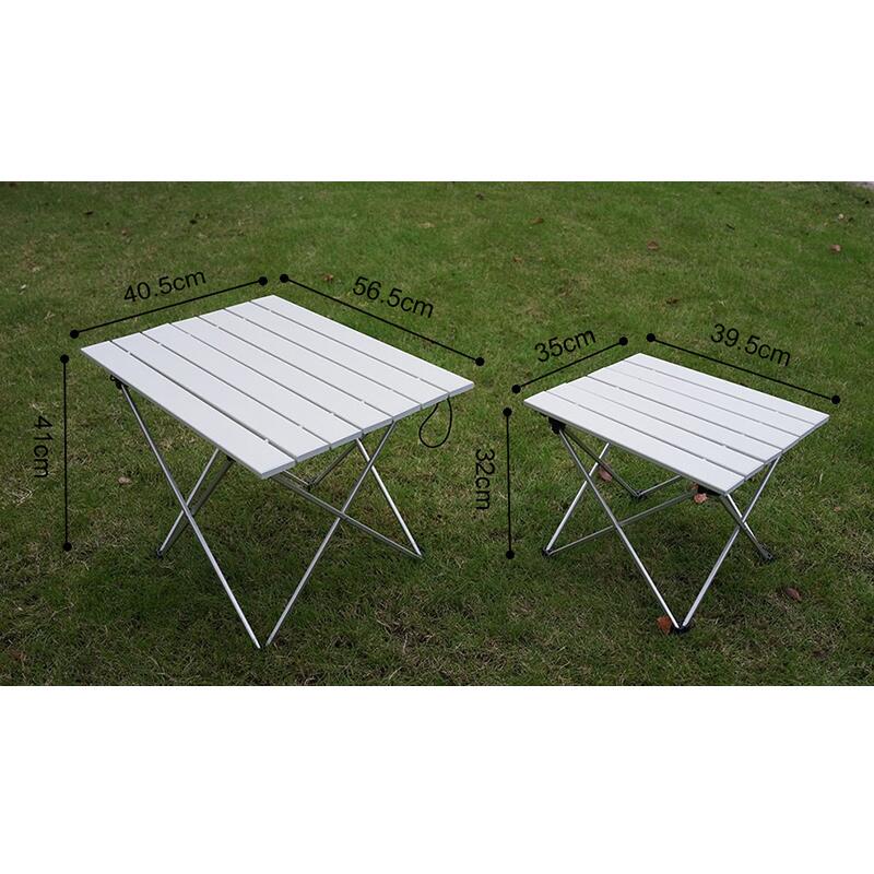 On Sale Aluminum Alloy Portable Table Outdoor Furniture Foldable Folding Camping Hiking Desk Traveling Outdoor Furniture Table