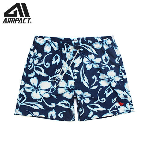 Tropischer Sommerurlaub Strand Schwimmen Kurze Badehose Schnelltrocknend Herren Schwimmen Strand Surf Shorts Lässige Mode Männliche Hybird Shorts