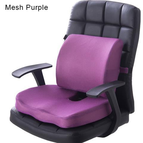 Cojín ortopédico para asiento de hemorroides, cojín de espuma viscoelástica para coche, cojín de rebote para silla de oficina, soporte Lumbar, almohada transpirable para aliviar el dolor