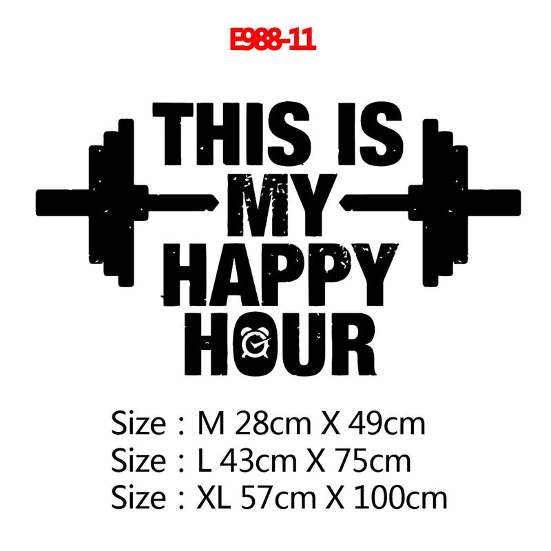 Große 73 cm x 104 cm Fitness-Zitat-Vinyl-Wandaufkleber für Fitnessstudios, Dekor, Fitnessraum-Aufkleber, motivierende Frse-Vinyl-Wandaufkleber