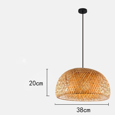 Neue Chinesische Art Pendelleuchte Bambus Leuchte für Esszimmer Dekoration Loft Restaurant Pendelleuchte Hanglamp