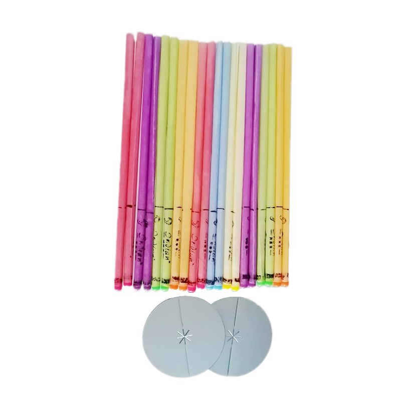 14-20-50- 100 pieces of aromatherapy ear candle quiet bergamot  horn with plug ear maintenance Matching tray