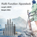 Outdoor Defense Tactical Walk Stick Alpenstock Multitool Campingausrüstung Wandern Bergsteigen Trekking Pole Survival Tool