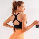 High Impact Sport-BH Nahtloser Yoga-BH Gym Push-Up Büstenhalter Sport Femme Sport-BH Top Fitness Frauen Verstellbares nahtloses Top