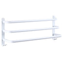 Tuqiu Towel Hanger Wall Mounted 30-50 CM Towel Rack Bathroom Towel Bars Aluminum Black Towel Bar Rail White Towel Holder