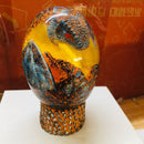 Halloween-Dekoration, Dinosaurier-Ei, Statue, Lava, Drachenei, Ziersammlung, Harz, Kristall, Mineral, Edelstein, Reiki, Heimdekoration