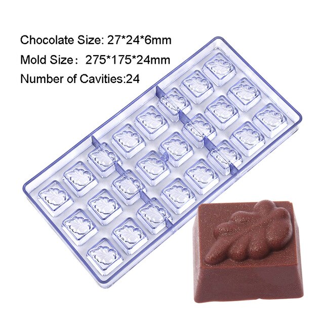 3D Polycarbonate Chocolate Mold Sphere Chocolate Bomb Tools Cake Confectionery Mold for Chocolates Bar Mould Bakery Baking Tools