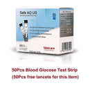 Sinocare Safe AQ UG mg/dL Blutzucker- und Harnsäuremessgerät &amp; Glukose-/Harnsäurestreifen für Diabetiker Gicht-Glukosemessgerät Multipack