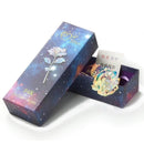 Weihnachtsgeschenk Schönheit und das Biest Konservierte Rosen im Glas Galaxy Rose Blume LED-Licht Kunstblume Geschenk für Frauen Mädchen