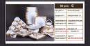 60 Köpfe Jingdezhen Keramik-Abendessen-Teller Salatschüssel-Platte Geschirr-Set-Küchen-Geschirr