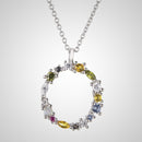 ANDYWEN 925 Sterling Silber 26 Buchstaben Gold Initial AB Anhänger Halskette Dünne lange Kette Verstellbarer Mini PG CZ Schmuck