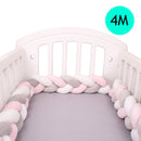 4M Baby Bett Stoßschutz Infant Wiege Kissen Kissen Zopf Knoten Stoßstange Krippe Stoßstange Tour De Lit Bebe Tresse Raumdekoration