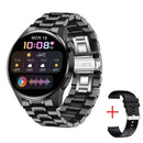 LIGE Neue Bluetooth Call Smart Watch Männer Full Touch Sport Fitness Uhren Wasserdichte Herzfrequenz Stahlband Smartwatch Android iOS