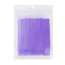 100Pcs Disposable Eyelash Mascara Swab Micro Brushes Eyelash Extension Individual Lash Removing Applicator Wands Makeup Tool kit