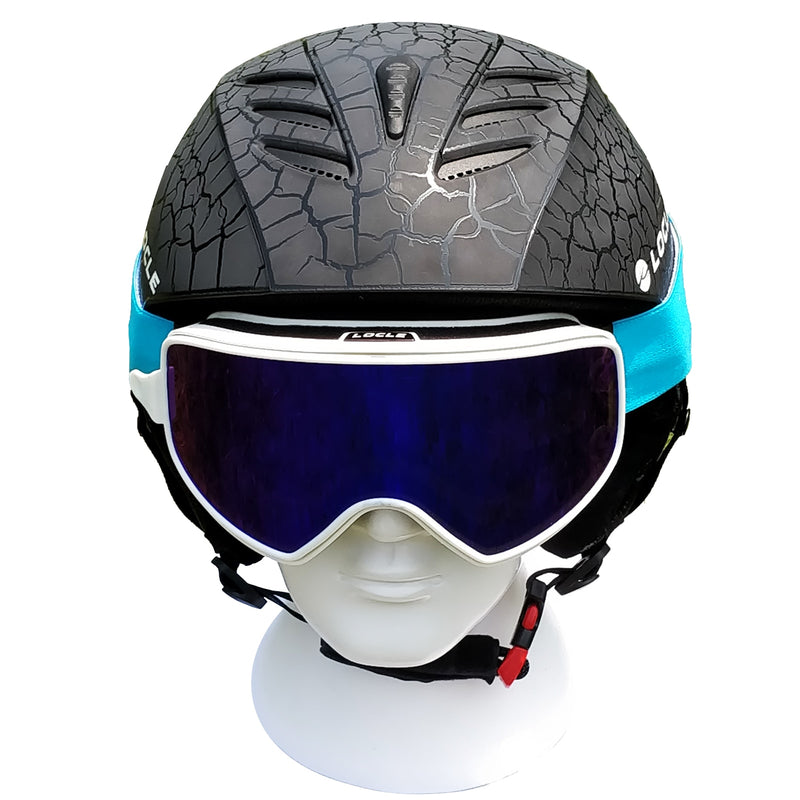 Casco de esquí LOCLE de alta calidad con certificación CE ABS + EPS casco de esquí patinaje sobre nieve Snowboard Skateboard casco 55-61CM