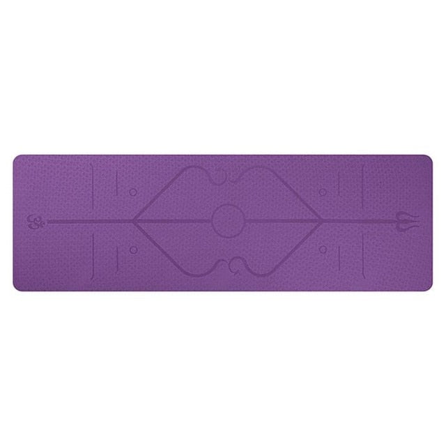 Esterilla de Fitness ampliada de 183cm, esterilla de Yoga para hombres, esterilla de ejercicio para gimnasio, Esterilla, Tapete de Yoga, almohadilla alargada antideslizante para principiantes con bolsa de Yoga