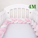 4M Baby Bett Stoßschutz Infant Wiege Kissen Kissen Zopf Knoten Stoßstange Krippe Stoßstange Tour De Lit Bebe Tresse Raumdekoration