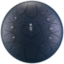 Handpan Drum 12 Zoll 13 Ton Steel Tongue Drum Hand Pan Drum mit gepolsterter Trommeltasche und einem Paar Mallets huedrum Yoga Meditation