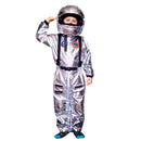 SNAILIFY Silber Spaceman Overall Jungen Astronaut Kostüm für Kinder Halloween Cosplay Kinder Pilot Karneval Party Kostüm