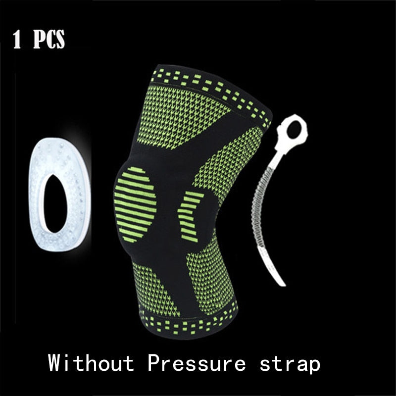 1PCS Knee Pads Compression Fitness Kneepad Running Basketball Knee Support Sports Brace Sleeve Volleyball Patella Protect Guard