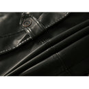 Mountainskin Lederjacke Herren 2022 Winter Lange Herren Motorrad PU Windjacke Mode Slim Fit Herren Markenkleidung 6XL SA810