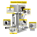 VEVOR 10L 12L 15L 20L 25L 30L Relleno eléctrico de salchichas Máquina de producción vertical de acero inoxidable para Hot Dog Bratwurst