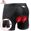X-Tiger Fahrradshorts Upgrade 5D Gel Pad Fahrradunterwäsche Pro Stoßfeste Fahrradunterhose Fahrradshorts Fahrradunterwäsche