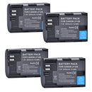 2X 2650mAh LP E6 LPE6 LP-E6 E6N Akku + LED Dual Ladegerät für Canon EOS 5DS R 5D Mark II 5D Mark III 6D 7D 70D 80D Kamera
