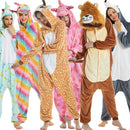 Kigurumi Einhorn Pyjama Stitch Adult Animal Onesie Frauen Männer Paar Pyjamas Winter Pijamas Anzug Panda Nachtwäsche Flanell Pyjamas