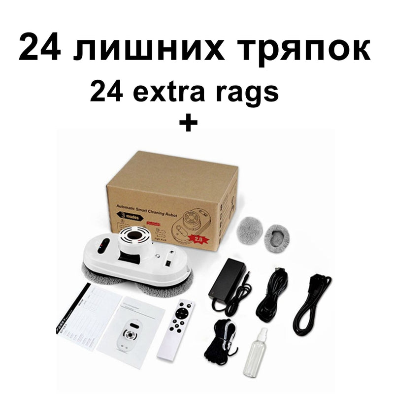 Doramach S1 Window Cleaning Robot High Suction Electric Windows Cleaner Robot Anti-falling Remote Control Robot Vacuum Cleaner