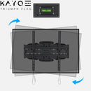 6 Arme TV-Halterung für 32-55" MAX VESA 400 x 400 mm LCD-Halterung Wandständer Full Motion Tilt RetractableTV Mount Retractable Bracket