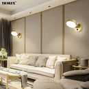 Gold Schwarz Eisen LED Wandleuchten Wohnzimmer Schlafzimmer Bett Innenleuchten Leuchte Wandlamp Schalter Industrieleuchte