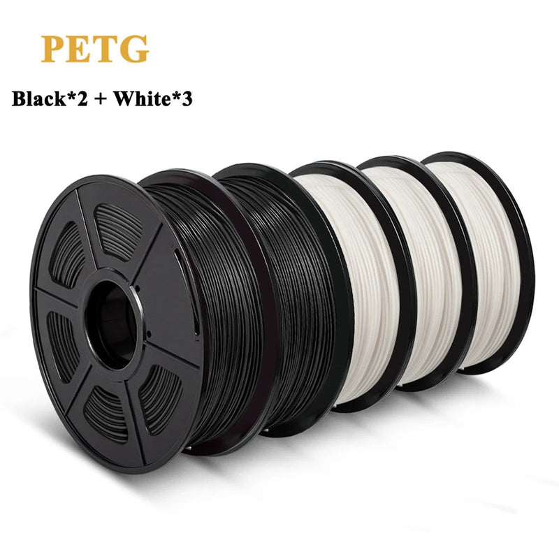 SUNLU PETG 3d Filament 1.75mm For 3D Printer PETG Filament 5rolls/set Dimensional Accuracy +/-0.02mm