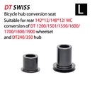 DT SWISS FreeHub dt240 350 1700 Kappen MTB Fahrradnaben Konverter Mountainbike Endadapter QR oder THRU Adapter HG/XD/MS BOOST