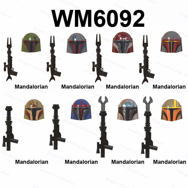 Mandalorians Baby Yoda Ahsoka Building Blocks Star Stormtroopers Luke Skywalker Boba Fett Obi-wan Wars Action Figure Toy