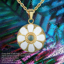 Eudora New Original Emaille Craft Holy Flower Bell Ball Anhänger Harmony Bola Ball Halskette Angel Caller Mexican Bola Ball Schmuck