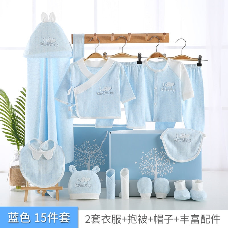 Conjuntos de ropa de algodón para bebés, ropa para recién nacidos, ropa interior de regalo, trajes para niñas, primavera y otoño