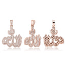 TOPGRILLZ nuevo collar con colgante de Alá con cadena de tenis de 4mm de alta calidad Iced Micro Pave Cubic Zirconia HipHop moda para regalo