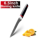 Kitchen Knives 1-9pcs Chef Knives 7CR17 440C High Carbon Stainless Steel Damascus Drawing Gyuto Cleaver Set Slicer Santoku Knife