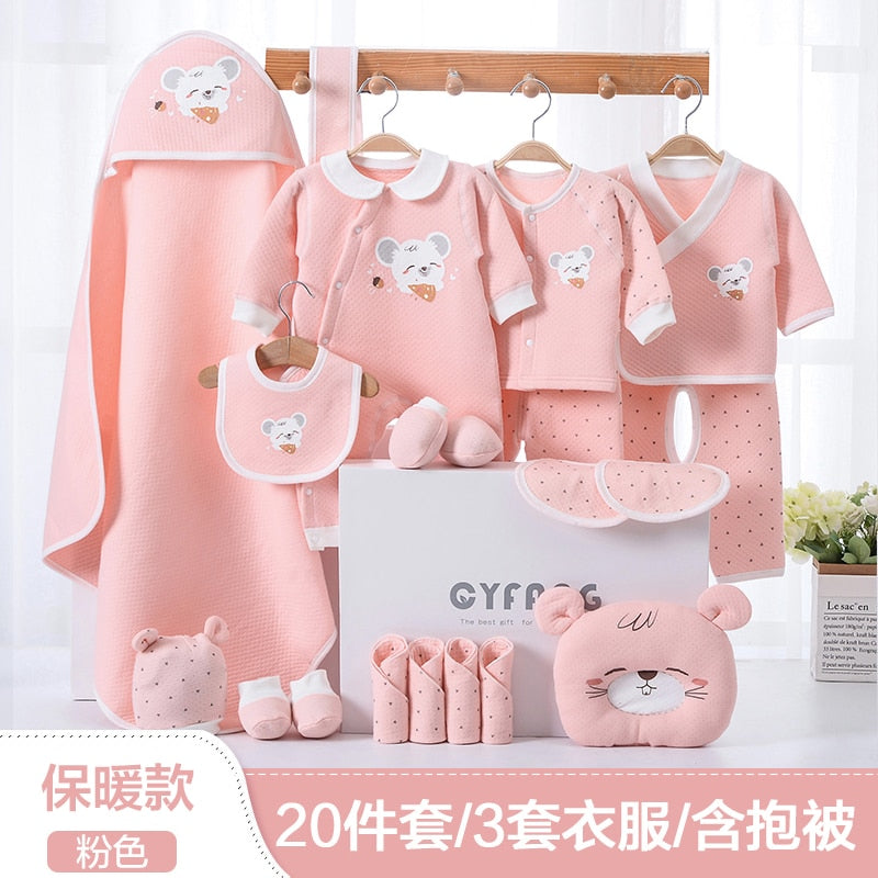 Newborn Clothes Outfits Baby Cotton Infant Clothing Suit Print NewBorn Boys Underwear Set