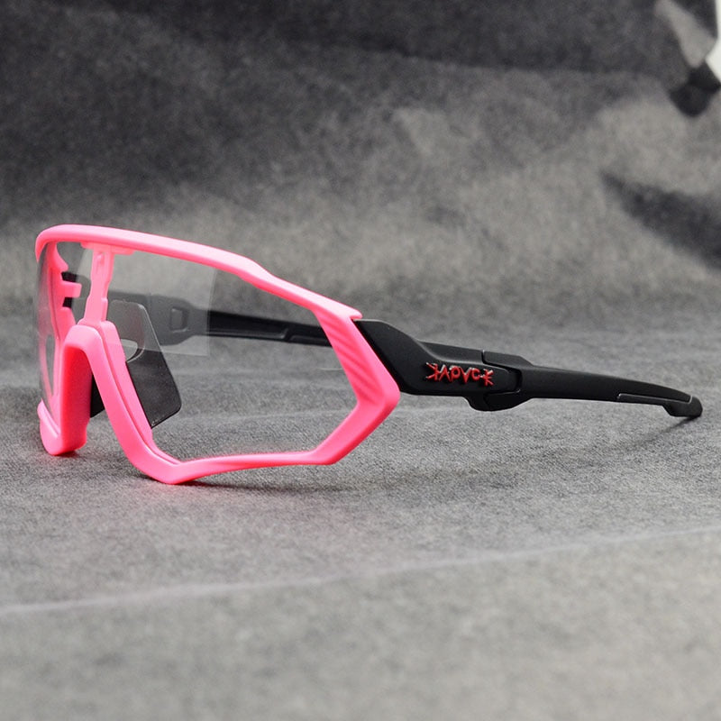 Brandneue photochrome Fahrradbrille Mountainbike Fahrradbrille Outdoor Sports Radfahren Sonnenbrille UV400 Eyewear 1 Objektiv