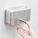 Dispensador de jabón de 500/800/1000/1200 ml, montaje en pared, dispensador de jabón de acero inoxidable 304 negro, bomba de jabón de baño a prueba de fugas