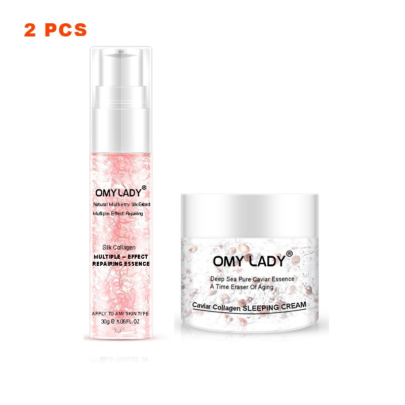 Esencia de semilla de uva OMY LADY, suero Original de vitamina C, crema facial, esencia líquida, retardante del envejecimiento, reducción de arrugas, piel hidratante