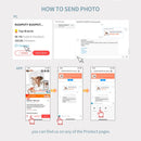 24/36 Farbe Personalisiertes Malen nach Zahlen Foto Custom DIY Ölgemälde nach Zahlen Bild Leinwand Porträt Familie Kinder Foto