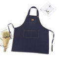 PU Leather Apron Household Waterproof Anti-oil Apron Adult Men And Women Fashion Cooking Apron
