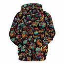 3D Hoodies Psychedelic Sweatshirts Männer Element mit Kapuze Casual Abstract Hoody Anime Graffiti Hoodie Print Lustiger 3D-Druck