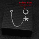 Edelstahl-Ohrringe Anti-verlorener Ohrclip Drahtlose Bluetooth-Kopfhörerhalter Zubehör Frauen Männer Ohrringe für Airpods